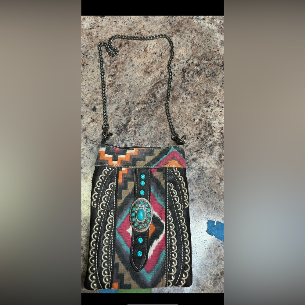 Colorful Patterned Crossbody Bag